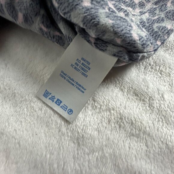 Boden Women's Floral Print Pleat Front Long Sleeve Blouse Top Size 10 Gray Blue - Picture 4 of 10